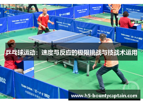 乒乓球运动：速度与反应的极限挑战与技战术运用